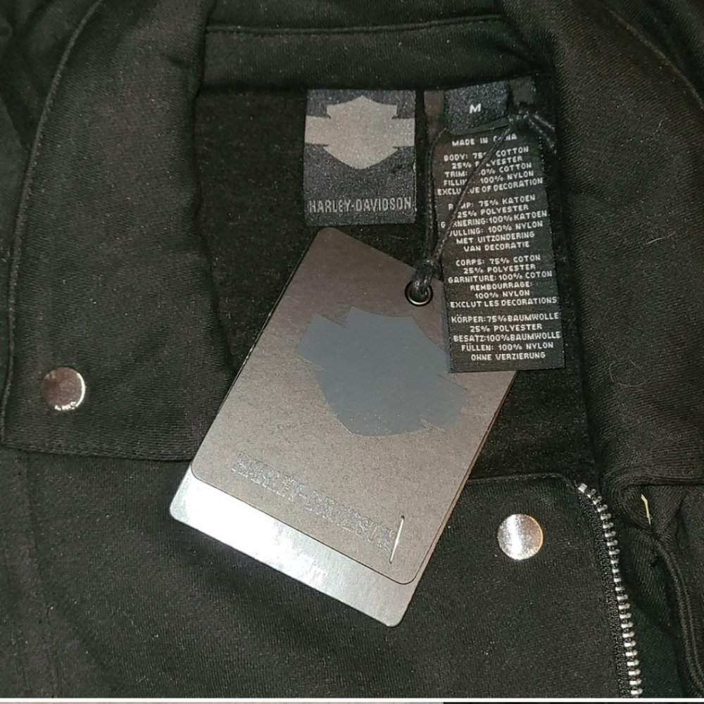 NO LONGER AVAIL NWT Harley Davidson Zip Up Moto Jacket w Hood *!HOST PICK🤩 - Picture 3 of 7